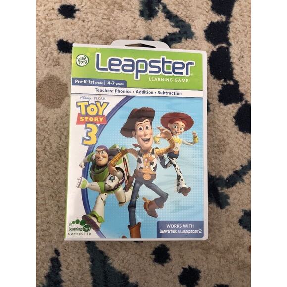 LeapFrog Leapster Learning Game Toy Story 3 Disney Pixar Path Connected - Picture 1 of 3